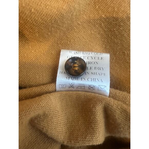 Dandy del Mar The Tropez Shirt Burnt Sienna Button Up Top Sz L - Picture 6 of 6
